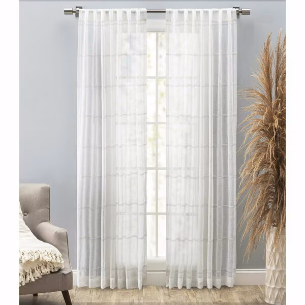 Ricardo Horizon Stripe Rod Pocket/Back Tab Curtain Panel